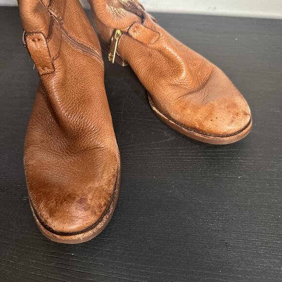 Tory Burch Women's Leather Upper Amanda Riding Boots Brown Size 7.5M - Picture 3 of 4